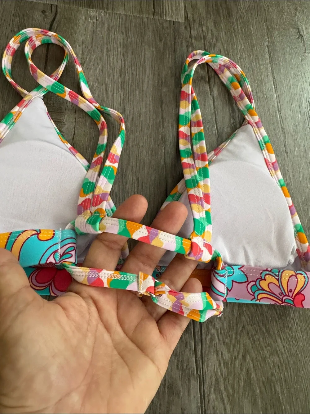 CUPSHE Colorful Floral Bikini Set NWT Size Small